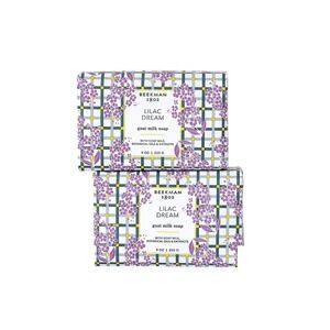 Beekman 1802 Lilac Dream Goat Milk Soap 9 oz Bars Set of 2 Floral Scented New